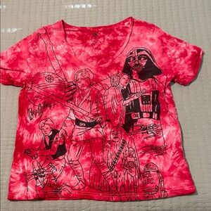 Disney Red Tie-Dye T-Shirt